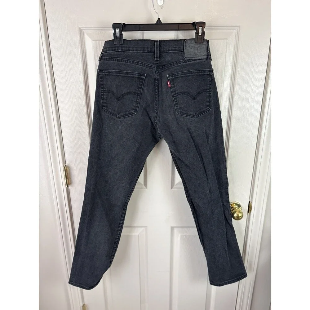 Levi 511 Black Mens Jeans 34x30 Slim Fit Charcoal Black 275